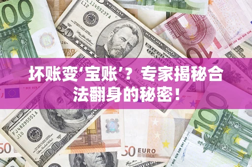 武汉坏账变‘宝账’？专家揭秘合法翻身的秘密！