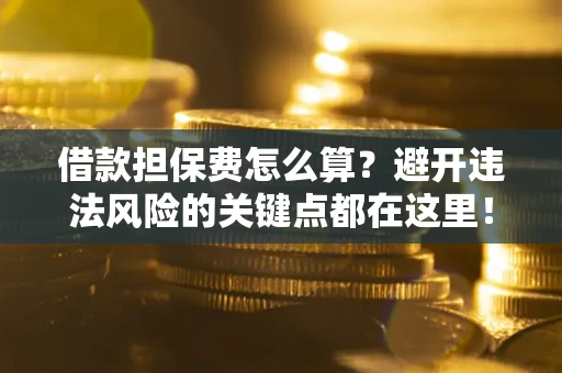 武汉借款担保费怎么算？避开违法风险的关键点都在这里！