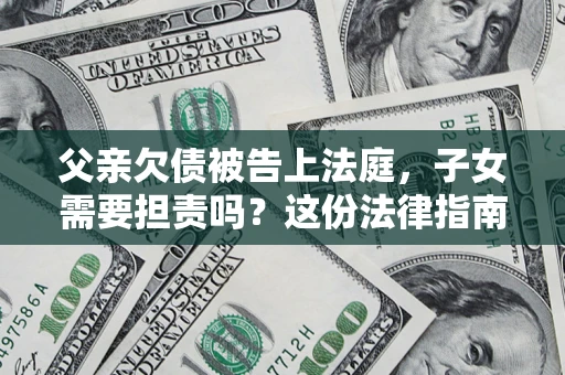 武汉父亲欠债被告上法庭，子女需要担责吗？这份法律指南必须看完