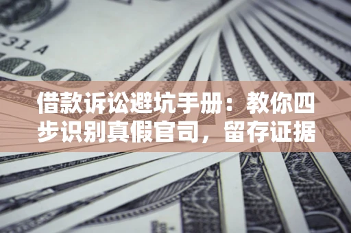 武汉借款诉讼避坑手册：教你四步识别真假官司，留存证据不踩雷
