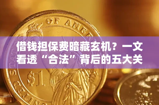 武汉借钱担保费暗藏玄机？一文看透“合法”背后的五大关键陷阱