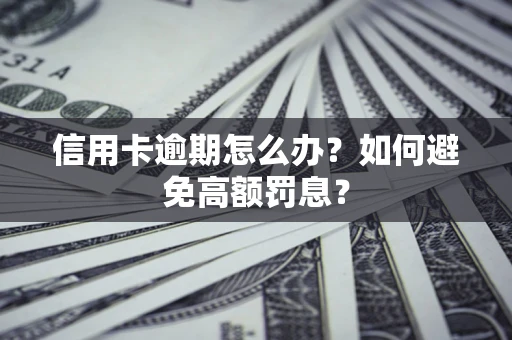 武汉信用卡逾期怎么办？如何避免高额罚息？