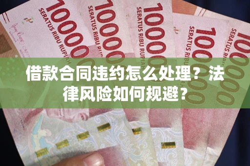 武汉借款合同违约怎么处理？法律风险如何规避？