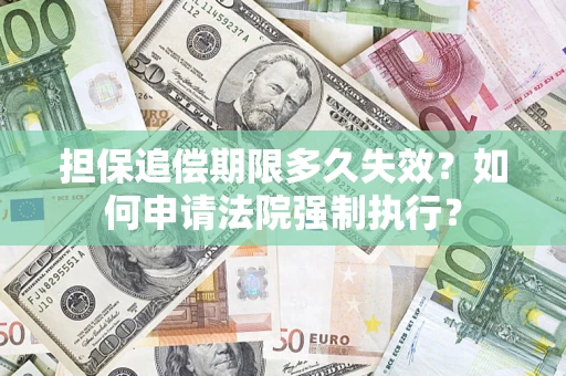 武汉担保追偿期限多久失效？如何申请法院强制执行？