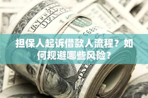 武汉担保人起诉借款人流程？如何规避哪些风险？