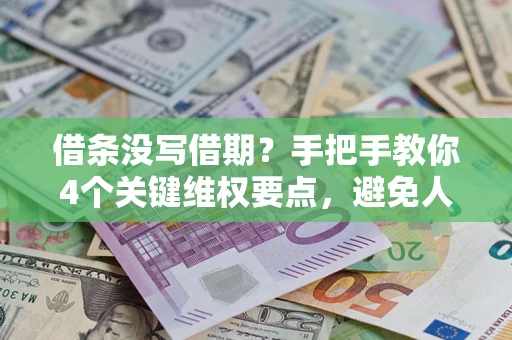 武汉借条没写借期？手把手教你4个关键维权要点，避免人财两空