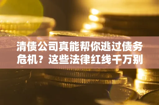 武汉清债公司真能帮你逃过债务危机？这些法律红线千万别踩