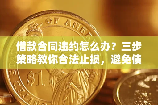 武汉借款合同违约怎么办？三步策略教你合法止损，避免债务危机升级